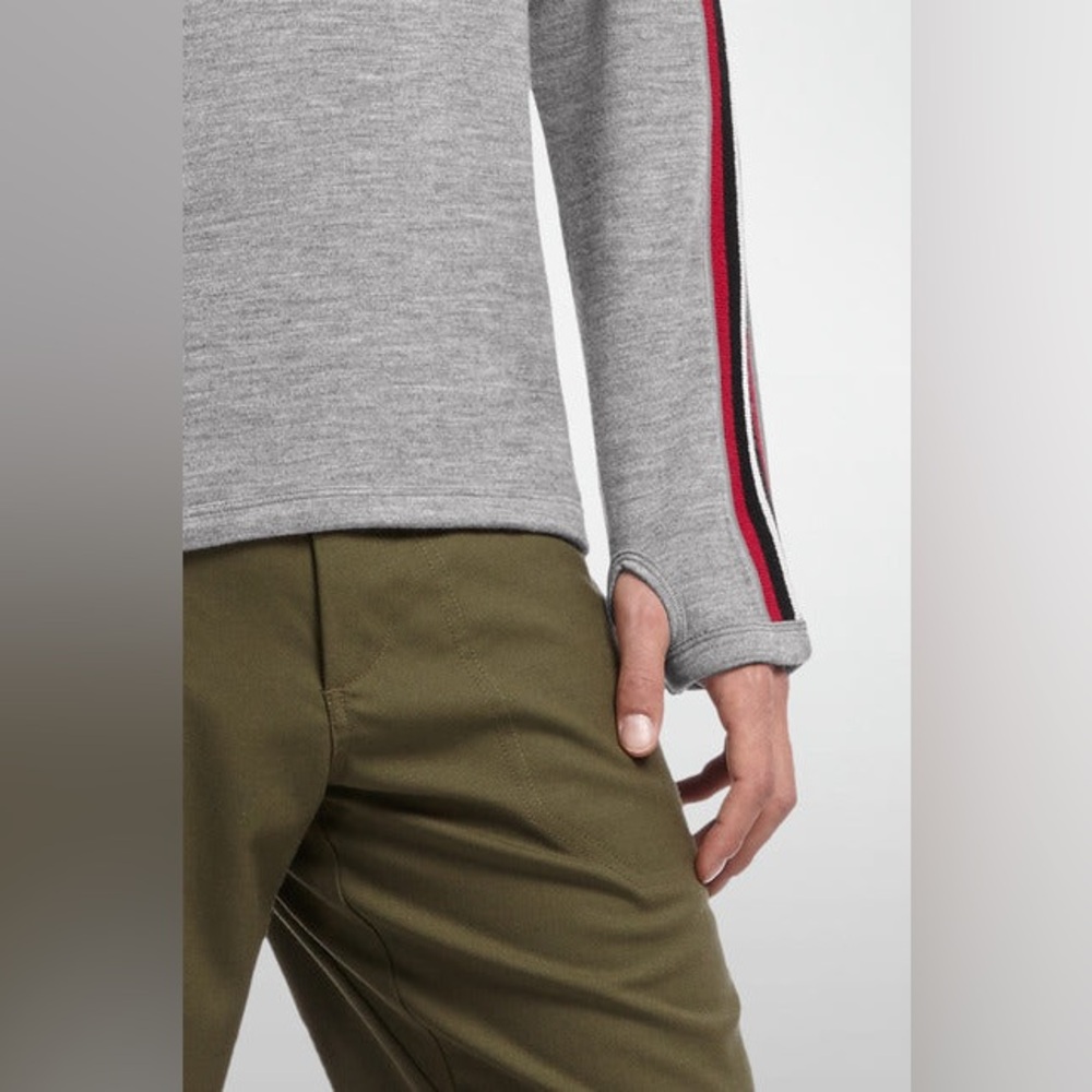 Icebreaker Men’s Coronet Zip Neck Sweater Grey Size Large - Picture 3 of 9